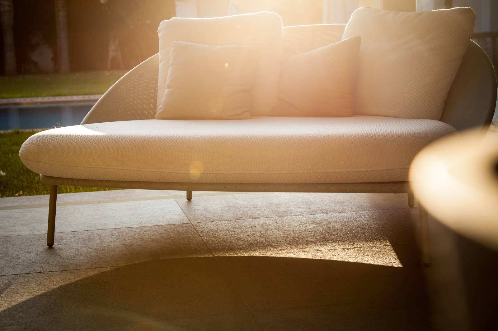 Natural grey Moroccan stone for outdoor terrace flooring