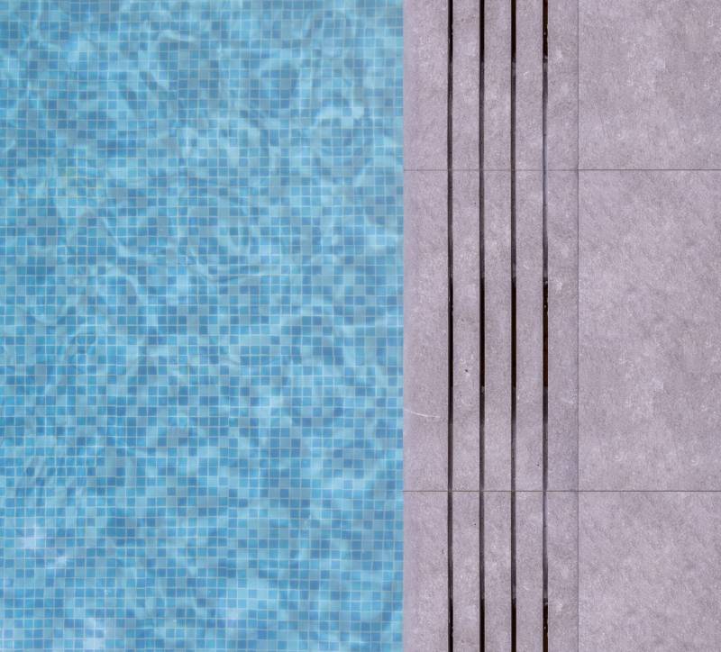 Waterproof and highly resistant natural gray stone for pool coppings at great deal in Miami, Florida : design your dream architecture and landscape