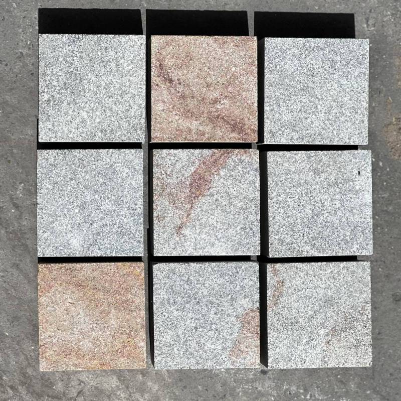 Cobbles in natural stone Kahla grey