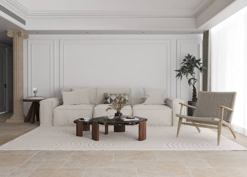. In style floor covering, cladding material in London, UK : order one of our best selling beige flooring : the Chablis, at great price. Wonder where to find the perfect material for your interior ?