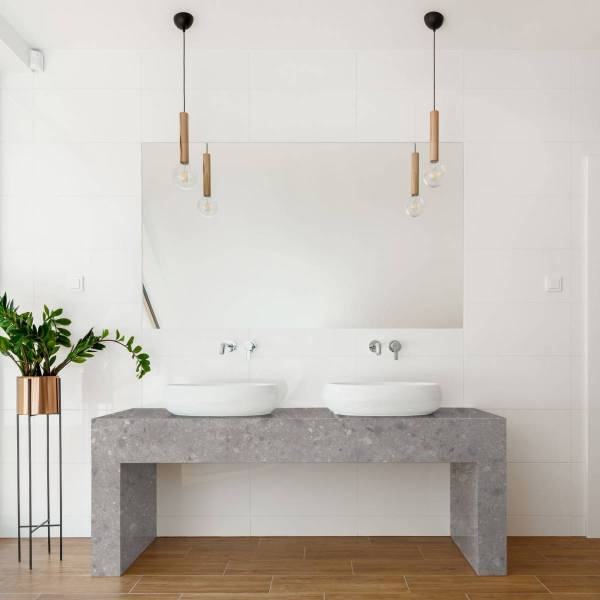 Neolith Terrazzo Vanity Top — Artisan Design from Marrakech to London